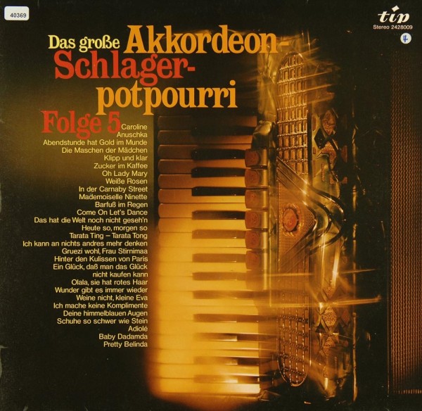 Various: Das große Akkordeon-Schlagerpotpourri Folge 5