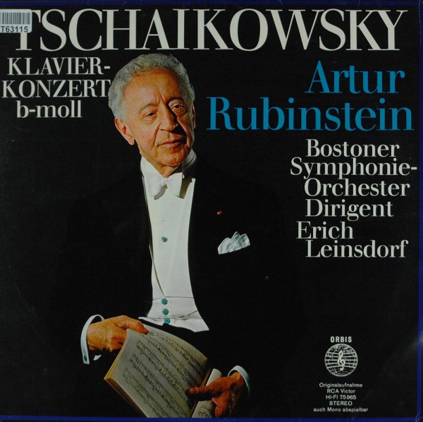 Pyotr Ilyich Tchaikovsky - Arthur Rubinstein, Boston Symphony Orchestra: Klavierkonzert B-Moll