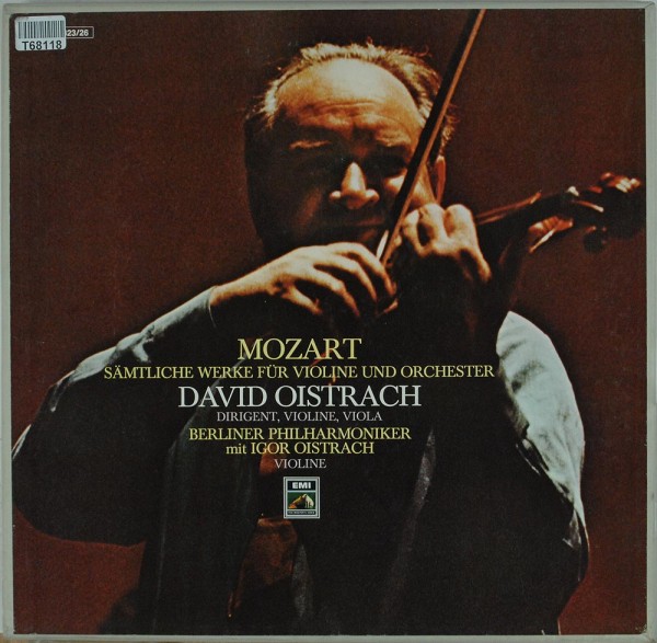 Wolfgang Amadeus Mozart, David Oistrach, Be: Mozart, Sämtliche Werke Für VIoline Und Orchester