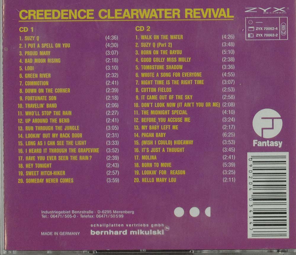 Cd Creedence_Clearwater_Revival_-_The_Very_Best T328605a