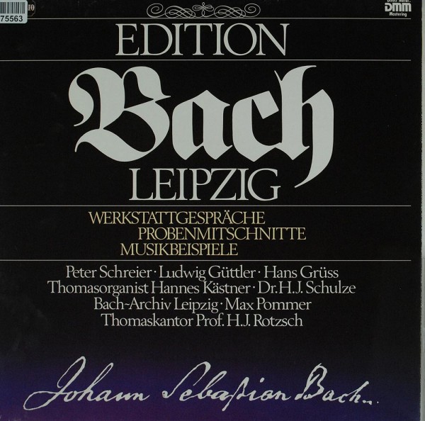 Johann Sebastian Bach, Peter Schreier, Ludwi: Werkstattgespräche Probenmitschnitte Musikbeispiele