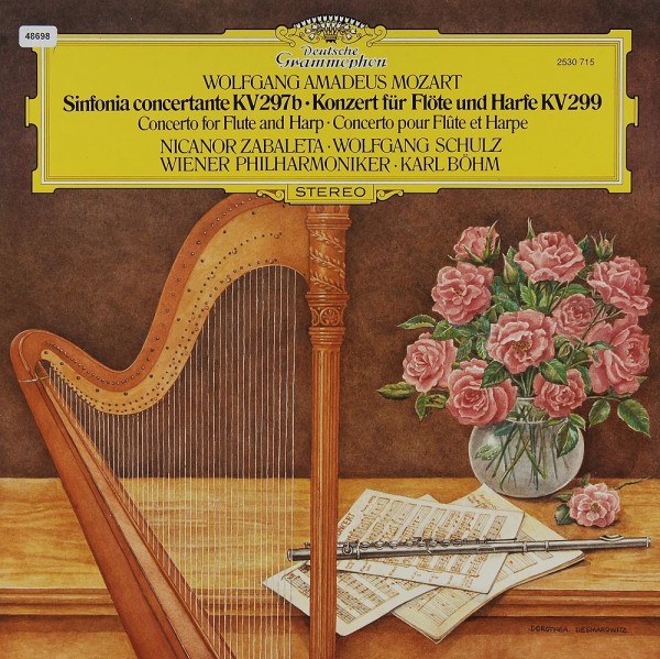 Mozart: Konzert für Flöte &amp; Harfe / Sinfonia Concertante