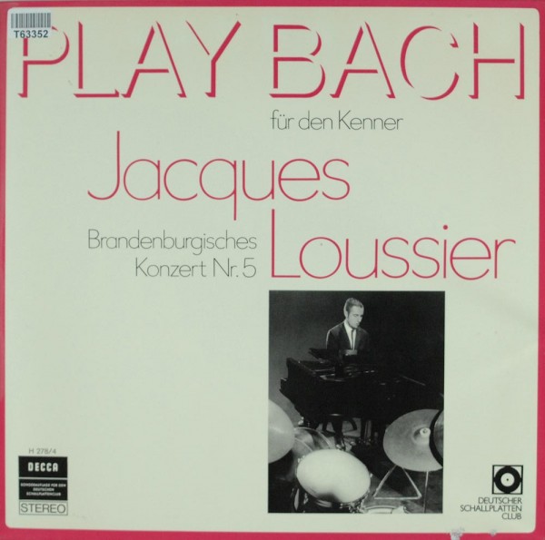 Jacques Loussier, The Royal Philharmonic Orchestra: Play Bach - Für Den Kenner