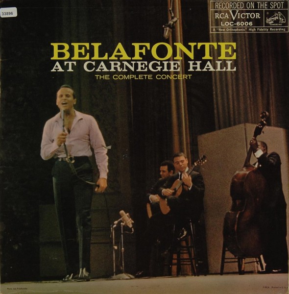 Belafonte, Harry: Belafonte at Carnegie Hall