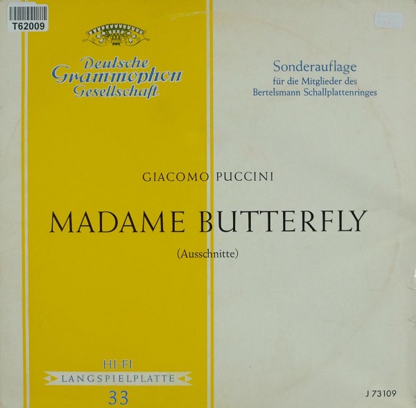 Giacomo Puccini: Madame Butterfly (Ausschnitte)