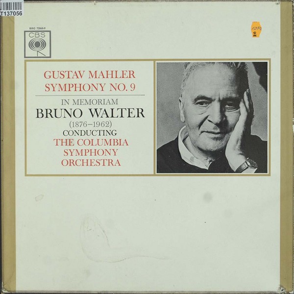 Gustav Mahler - Bruno Walter conducting Colu: Symphony No. 9 (In Memoriam Bruno Walter)
