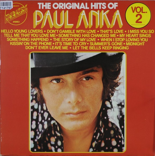 Paul Anka: The Original Hits Of Paul Anka Volume 2