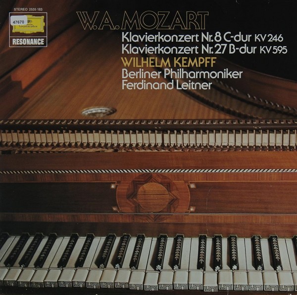 Mozart: Klavierkonzerte Nr. 8 KV 246 &amp; Nr. 27 KV 595