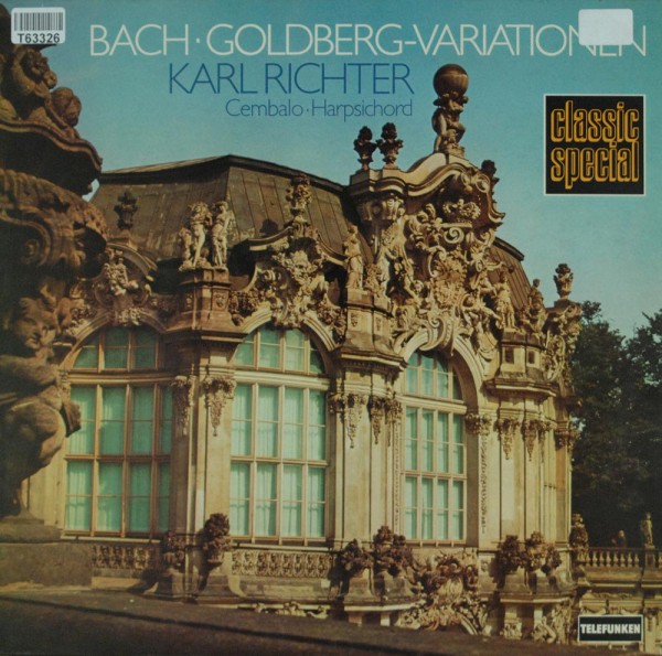 Karl Richter Harpsichord Johann Sebastian Bach: Goldberg-Variationen