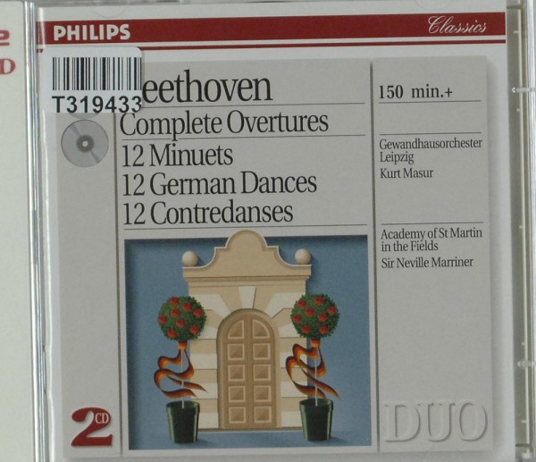 Ludwig van Beethoven - Gewandhausorchester L: Complete Overtures / 12 Minuets / 12 German Dances / 1