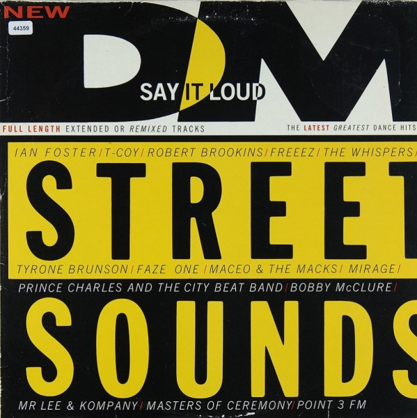 Various: DM Streetsounds - Say it loud
