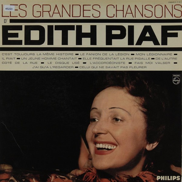 Piaf, Edith: Les Grandes Chansons