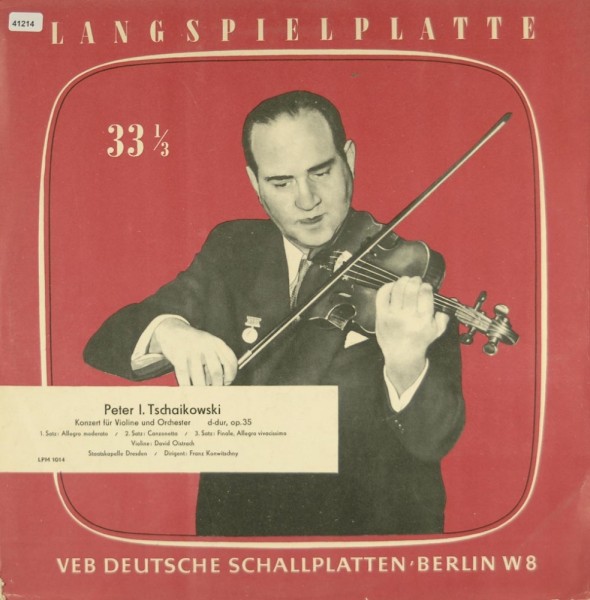 Tschaikowsky: Konzert für Violine &amp; Orchester