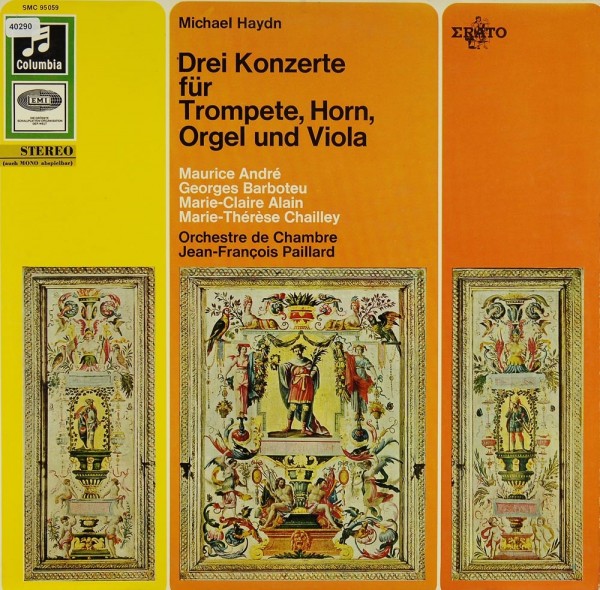 Haydn, M.: Drei Konzerte für Trompete, Horn &amp; Viola