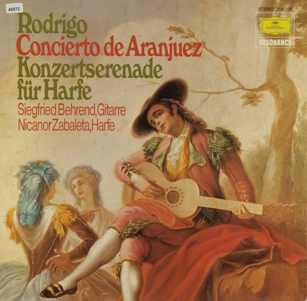 Rodrigo: Concierto de Aranjuez / Konzertserenade für Harfe