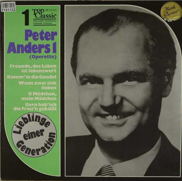 Peter Anders: Peter Anders 1 (Operette)