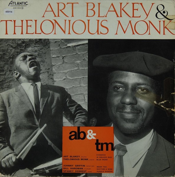 Blakey, Art &amp; Monk, Thelonious: Les Jazz Messengers d´Art Blakely avec Th. Monk