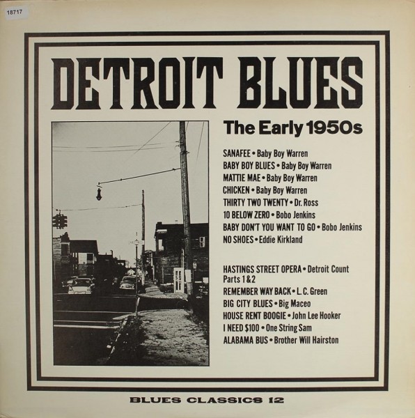 Various: Detroit Blues - The Early 1950s