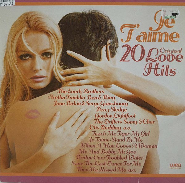Various: Je T&#039;Aime - 20 Original Love Hits