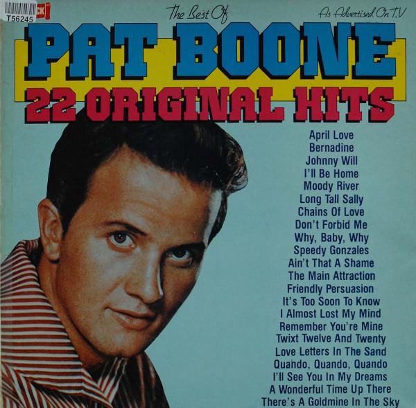 Pat Boone: The Best Of Pat Boone - 22 Original Hits