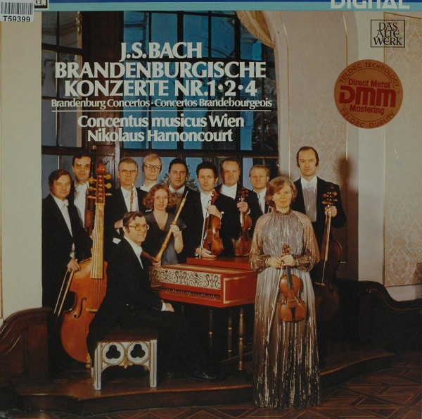 Johann Sebastian Bach - Concentus Musicus Wien, Nikolaus Harnoncourt: Brandenburgische Konzerte Nr.