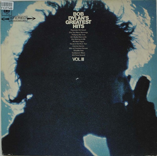 Bob Dylan: Bob Dylan&#039;s Greatest Hits Vol.III
