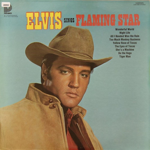 Presley, Elvis: Elvis sings &amp;quot;Flaming Star&amp;quot;