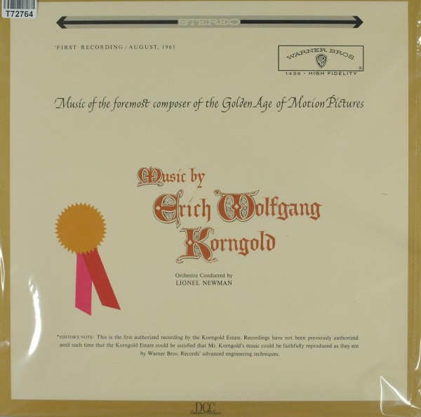 Lionel Newman: Music By Erich Wolfgang Korngold