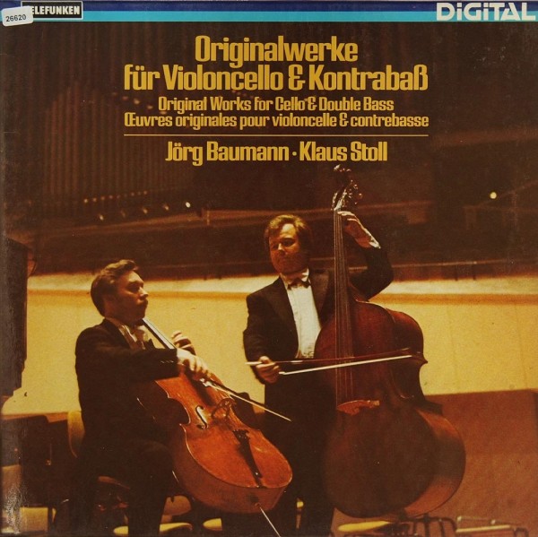 Verschiedene: Originalwerke für Violoncello &amp; Kontrabaß