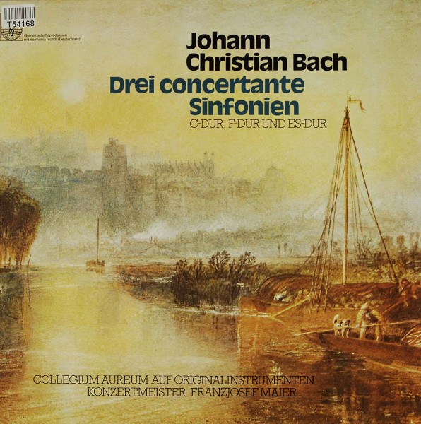 Johann Christian Bach, Collegium Aureum, Franzjosef Maier: Drei Concertante Sinfonien (C-Dur, F-Dur