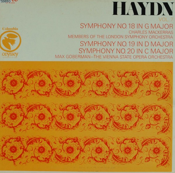 Joseph Haydn, Max Goberman, Orchester Der Wiener Staatsoper, Sir Charles Mackerras: The Symphonies O
