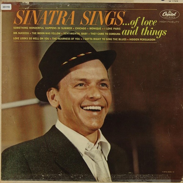 Sinatra, Frank: Sinatra sings... of Love and Things