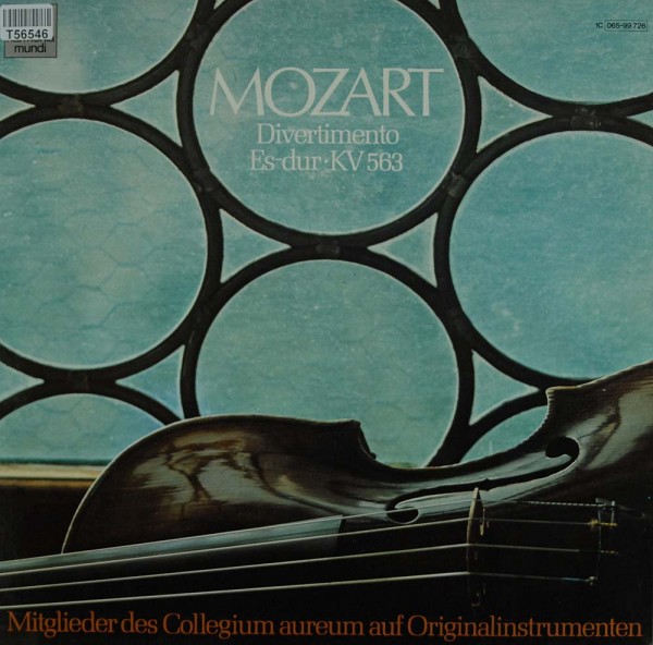 Collegium Aureum, Wolfgang Amadeus Mozart: Divertimento Es-Dur KV 563