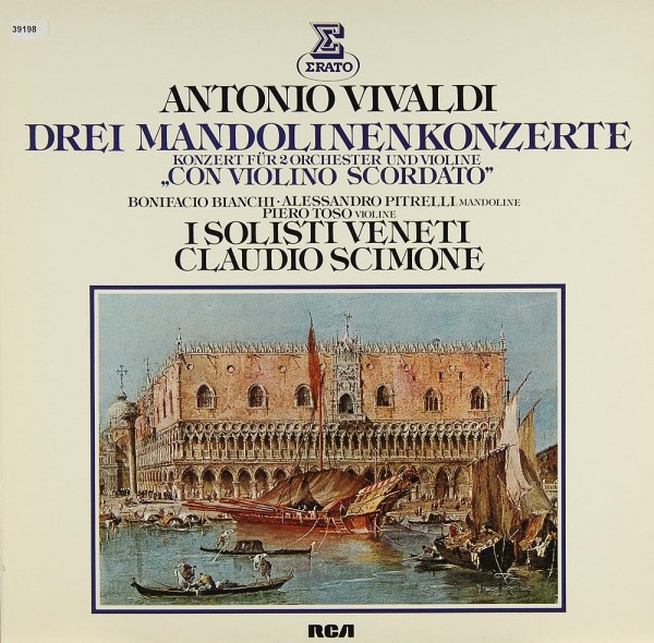 Vivaldi: Drei Mandolinenkonzerte