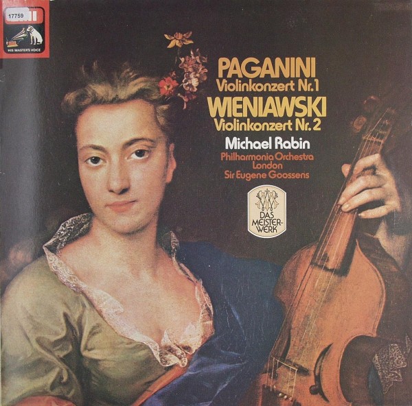 Paganini / Wieniawski: Violinkonzert Nr.1 / Violinkonzert Nr. 2