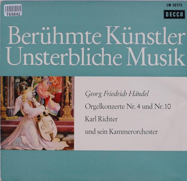 Georg Friedrich Händel - Karl Richter Und S: Orgelkonzerte Nr. 4 Und Nr. 10