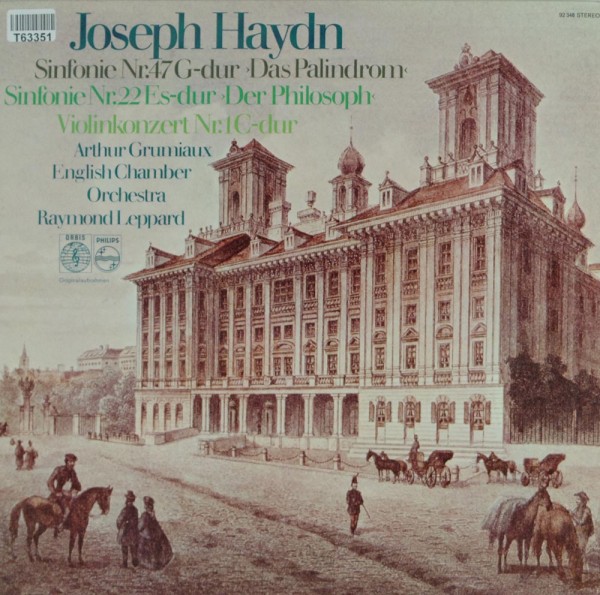 Joseph Haydn - Arthur Grumiaux, Raymond Leppard / English Chamber Orchestra: Sinfonie Nr. 47 G-dur D