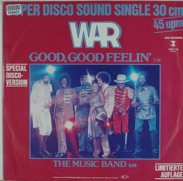War: Good, Good Feelin&#039; / The Music Band