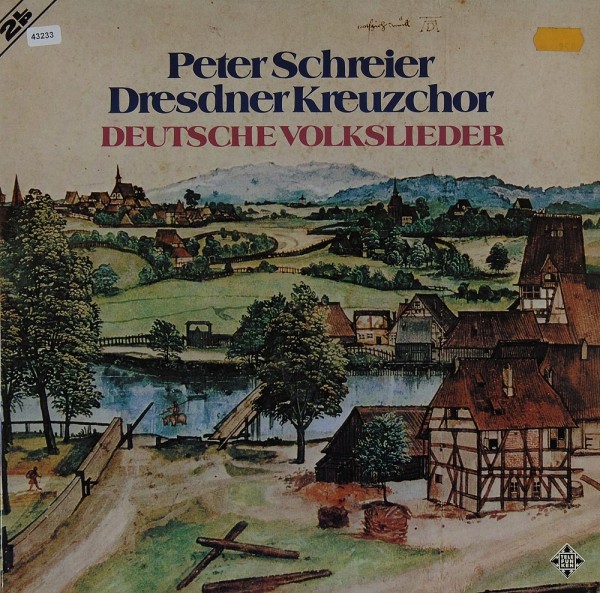 Schreier, Peter / Dresdner Kreuzchor: Deutsche Volkslieder