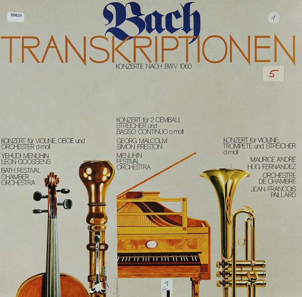 Bach: Transkriptionen nach BWV 1060