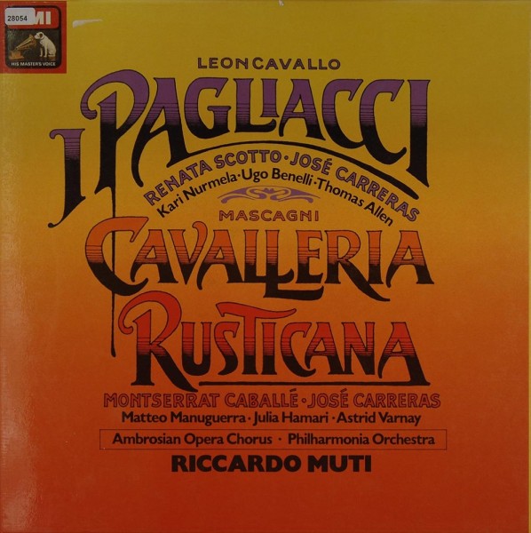 Leoncavallo / Mascagni: I Pagliacci / Cavalleria Rusticana