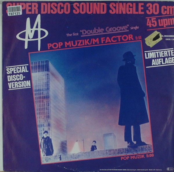 M: Pop Muzik / M Factor (Special Disco-Version)