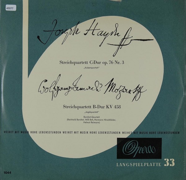 Haydn / Mozart: Streichquartette
